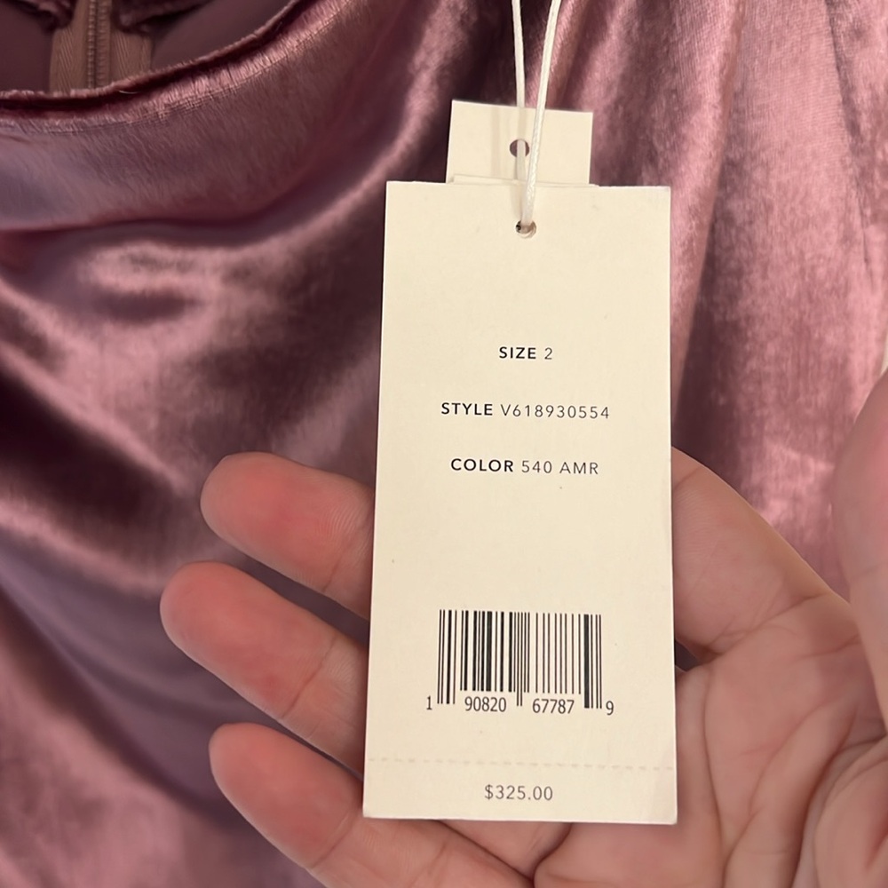 Vince pink velvet skirt - Picture 6 of 10